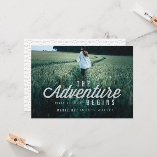 Carte L'Aventure de Begins (Devant/Arrière en situation)