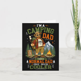 Carte L'aventure de papa camping est une thérapie père c