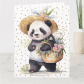 Carte L'Aventure Florale de Panda (Devant)
