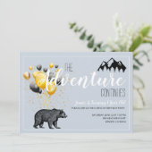 Carte L'aventure se poursuit Ours des bois 1er anniversa (Debout devant)