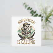 Carte L'aventure vous appelle (Debout devant)