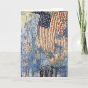 Carte L'avenue de Hassam sous la pluie