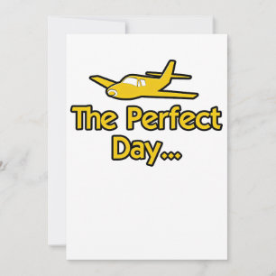 Carte L'avion du jour parfait