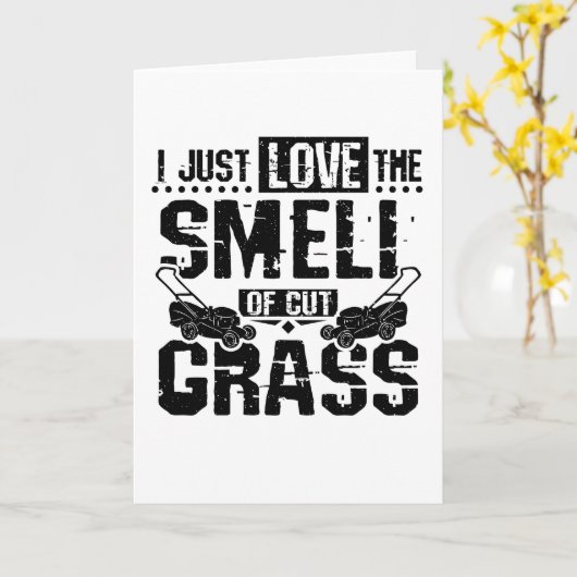 Carte Lawn Mower (Fleur jaune)