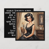 Carte LBD chic : Élégance sans effort (Devant / Derrière)