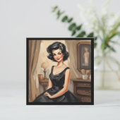 Carte LBD chic : Élégance sans effort (Debout devant)
