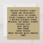 Carte LBD classique : Parfait pour toutes les célé (Dos)