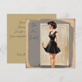 Carte LBD intemporelle : Expression classique du s (Devant / Derrière)