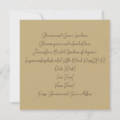 Carte LBD intemporelle : Expression classique du s (Dos)