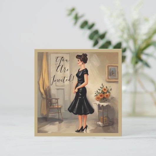 Carte LBD sophistiquée : Expressions intemporelles (Debout devant)