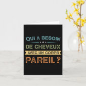 Carte Ld Funny Length Funny Funny Idée d'Humour de Noël (Fleur jaune)