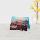 Carte ldp Athènes - Acropole - panorama - (Fleur jaune)