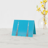 Carte ldp BURJ KHALIFA - Dubaï - (Fleur jaune)