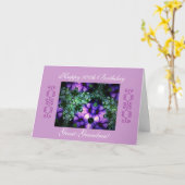 Carte Le 100e anniversaire de la grand-mère (Fleur jaune)