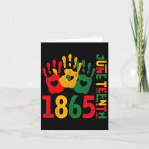 Carte Le 11° anniversaire de la liberté des Noirs Afri a