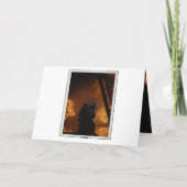 Carte Le 18ème anniversaire du sapeur-pompier (Dos)