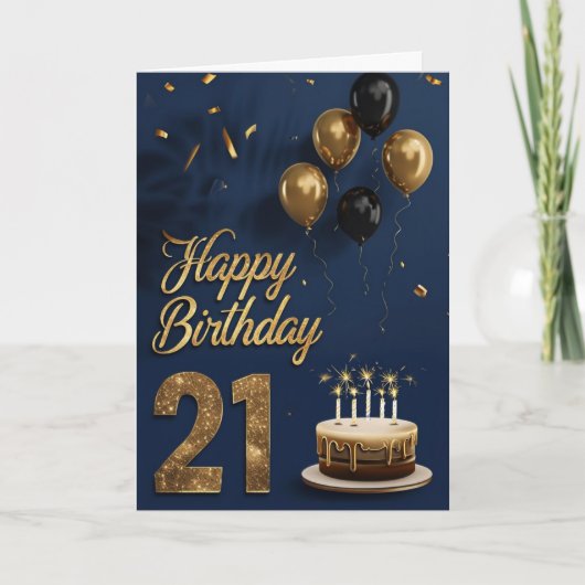 Carte Le 21e anniversaire (Devant)