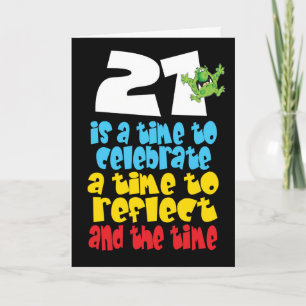 Carte Le 21e anniversaire