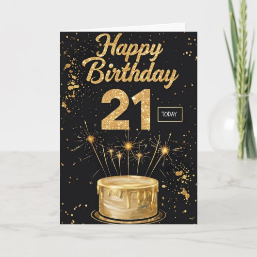 Carte Le 21e anniversaire (Devant)