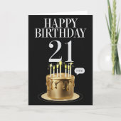 Carte Le 21e anniversaire (Devant)