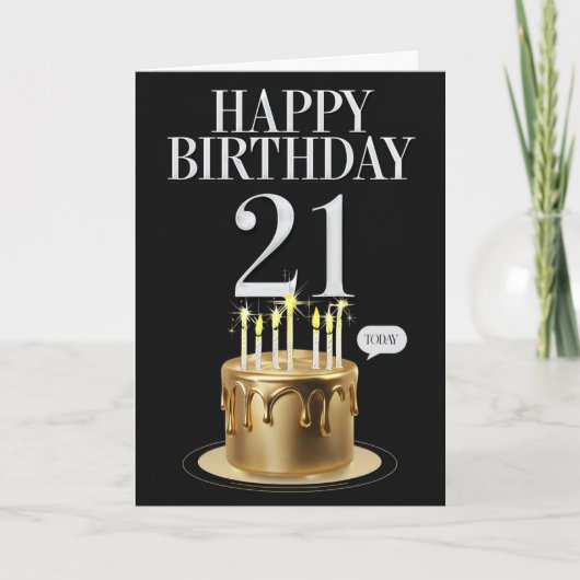 Carte Le 21e anniversaire (Devant)