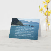 Carte Le 25:40 de Matthew et le roi répondront… (Fleur jaune)