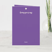 Carte Le 50e anniversaire de la femme nous l'avons fait  (Dos)