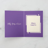 Carte Le 50e anniversaire de la femme nous l'avons fait  (Intérieur)