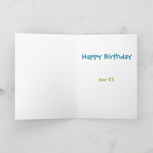 Carte Le 5e anniversaire de l'espace (Intérieur)