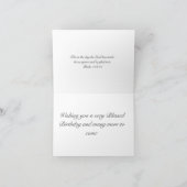Carte Le "anniversaire souhaite " (Intérieur)