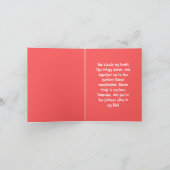 Carte Le bacon est mon langage de l'amour (Intérieur)