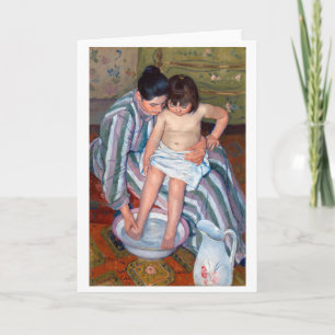 Carte Le bain de l'enfant, Mary Cassatt