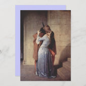 Carte Le baiser (Devant / Derrière)