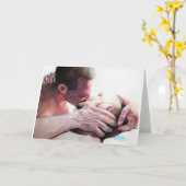 Carte Le baiser (Fleur jaune)