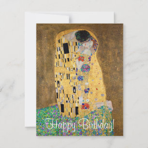 Carte Le baiser de Gustav Klimt