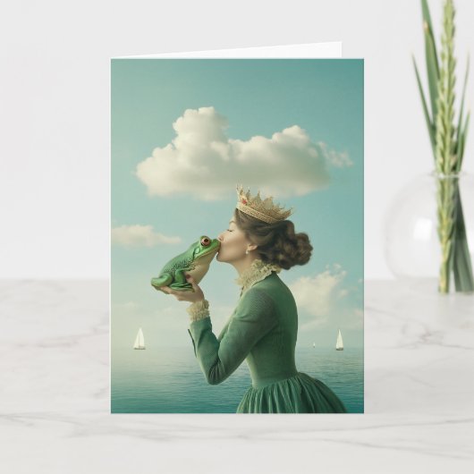 Carte Le baiser du prince de la grenouille (Devant)