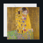 Carte Le baiser | Gustav Klimt |<br><div class="desc">The Kiss est un tableau de 1901 de Gustav Klimt.</div>
