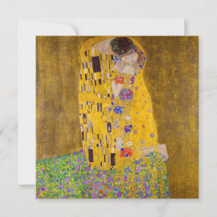 Carte Le baiser Gustav Klimt