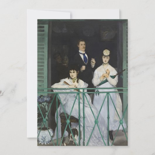 Carte Le Balcon | Édouard Manet (Devant)
