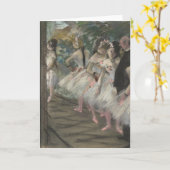 Carte Le Ballet | Edgar Degas (Fleur jaune)