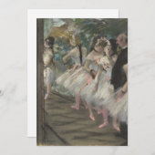Carte Le Ballet | Edgar Degas (Devant / Derrière)