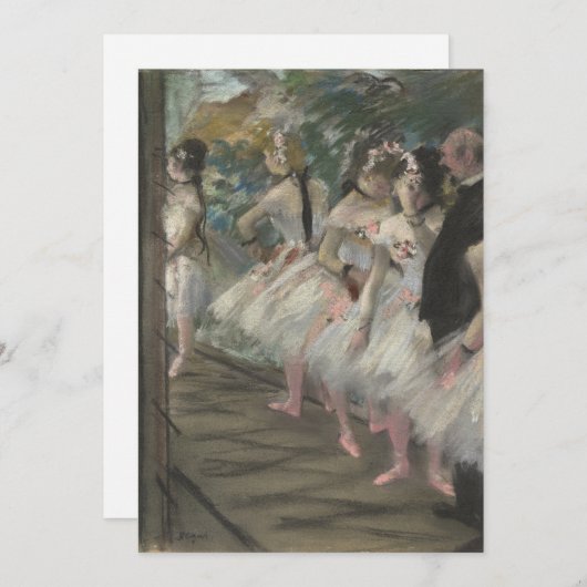 Carte Le Ballet | Edgar Degas (Devant / Derrière)