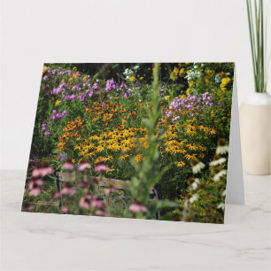 Carte Le Banc dans les jardins des tentes