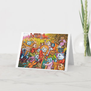 Carte Le Band Joue, Louis Wain