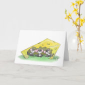 Carte Le banquet de Thanksgiving de Mic, Mac et Moe (Fleur jaune)