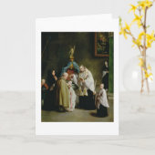 Carte Le baptême (Fleur jaune)