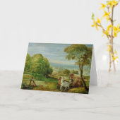 Carte Le baptême de l'eunuque éthiopien (Fleur jaune)