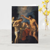 CARTE LE BAPTISME DE JÉSUS (Fleur jaune)