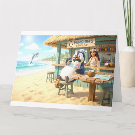 Carte Le bar de plage du pingouin (Devant)
