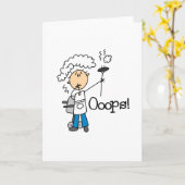 Carte Le barbecue est devenu incorrect (Fleur jaune)